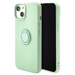 ラスタバナナ 7072IP261TP iPhone 14 / 13 用 TPUリングケース（リラックスグリーン）RastaBanana[7072IP261TP] 返品種別A