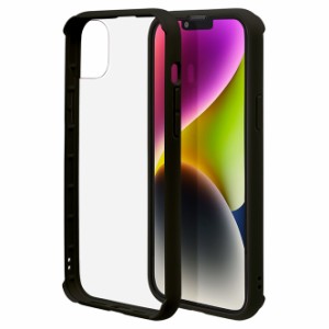 ラスタバナナ iPhone 14 Plus（6.7インチ）用VANILLA PACK AIR LITE ハイブリッドケース TPU×PC（ブラック） 7221IP267HB返品種別A