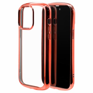 ラスタバナナ 7249IP267PTP iPhone 14 Pro Max（6.7インチ）用 VANILLA PACK TPUケース メタルフレーム 2.7mm CURVE（ローズゴールド）Ra