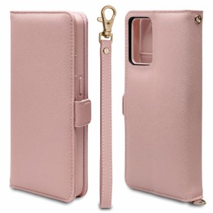 ラスタバナナ OPPO Reno9 A/Reno7 A用 ハンドストラップ付き手帳型ケース カード4枚（ライトピンク）  7545RENO9ABO返品種別A