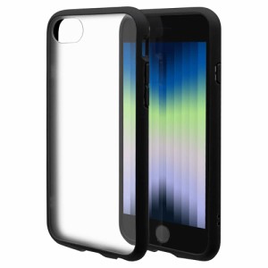 ラスタバナナ 7800I247HABKFWH iPhone SE(第3/2世代)/8/7/6s用 ハイブリッドケース RHINO 2H TPU×アクリル（ブラック/フロストホワイト