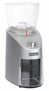 デロンギ KG366J コーン式コーヒーグラインダー　シルバーDeLonghi[KG366J] 返品種別A