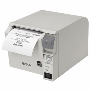 エプソン TM702US501 レシートプリンター（クールホワイト）TM-T70IIシリーズ RS-232（シリアル) 58mm幅ロール紙[TM702US501] 返品種別A