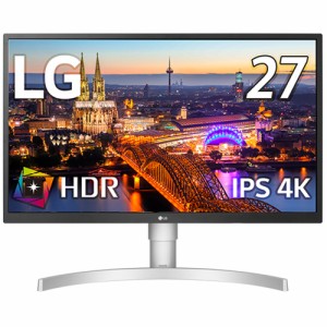 LG 27UL550-W [27型 HDR対応4Kモニター（3840×2160） IPS/HDR10/高さ調整/ピボット/FreeSync/DAS Mode/フリッカーセーフ/ブルーライト低