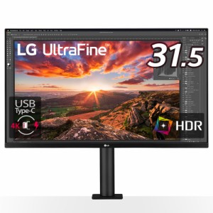 LG 32UN880-B [31.5型 4K(3840×2160) エルゴノミックスタンド(チルト±25/スイベル±280/高さ130mm/ピボット) /IPS(ノングレア) /DCI-P3