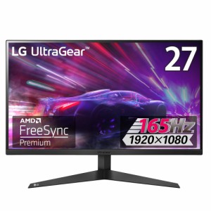 LG 27GQ50F-B [27型 LG UltraGear ゲーミングモニター/FHD/リフレッシュレート165Hz/FreeSync Premium/低遅延/応答速度1ms（MBR）/ブラッ