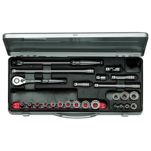 京都機械工具 TB317X 9.5sq.ソケットレンチセット[25点]KTC[TB317X] 返品種別B