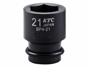 京都機械工具 BP4-15P-S 12.7sq.インパクトレンチ用ソケット (標準) 15mm ピン・リング付きKTC[BP415PSKTC] 返品種別B