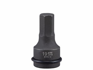 京都機械工具 BTP6-22P 19.0sq.インパクトレンチ用ヘキサゴンレンチ 22mmKTC[BTP622PKTC] 返品種別B