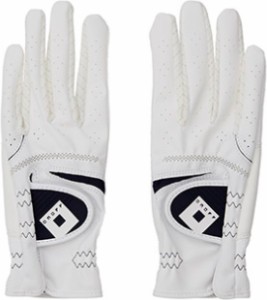 オノフ OG7321-04NV18 レディース ゴルフグローブ 両手用（ホワイト/ネイビー・18cm）ONOFF Glove OG7321[OG732104NV18] 返品種別A