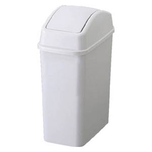 トラスコ中山 TPRA158 スイングペール　10.8L（グレー）ゴミ箱[TPRA158] 返品種別B