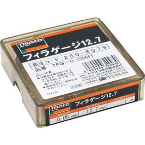 トラスコ中山 TFG-0.90M1 フィラーゲージ 0.90mm厚 12.7mm×1m[TFG090M1] 返品種別B