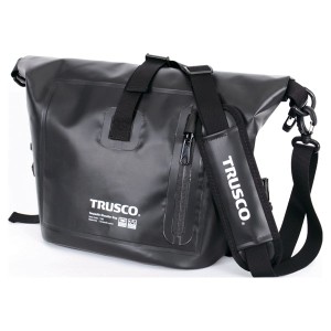 トラスコ中山 TSBBK 防水ターポリンショルダーバッグ ブラックTRUSCO[TSBBK] 返品種別B