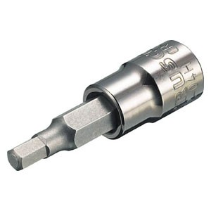 トラスコ中山 T204H ヘキサゴンソケット4mm（差込角6．35mm）[T204H] 返品種別B