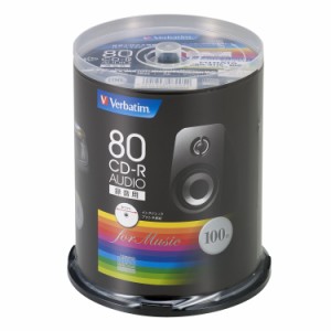 バーベイタム MUR80FP100SV1 音楽用CD-R80分100枚パック[MUR80FP100SV1] 返品種別A