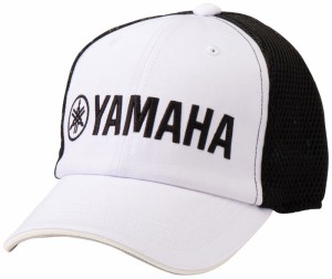 ヤマハ Y22CP2WBK ハーフメッシュキャップ（ホワイト×ブラック・サイズ：フリー 目安：56〜60cm）YAMAHA[Y22CP2WBK] 返品種別A