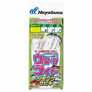 ハヤブサ HS491-L 堤防ウルトラライトジギングサビキ 2本鈎2セット HS491 LサイズHAYABUSA ジグサビキ[HS491Lハヤブサ] 返品種別A