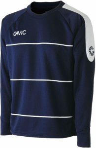 GAVIC サッカー・フットサル用　ジュニア AKウォーミングトップ（NVY/WHT・130） ガビック GA0615-NVYWH-130返品種別A