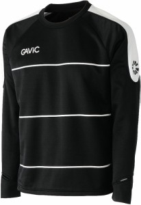 GAVIC サッカー・フットサル用　ジュニア AKウォーミングトップ（BLK/WHT・130） ガビック GA0615-BLKWH-130返品種別A