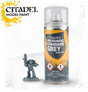 ゲームズワークショップ シタデルスプレー MECHANICUS STANDARD GREY SPRAY メカニカス・スタンダード・グレイスプレー塗料  返品種別B