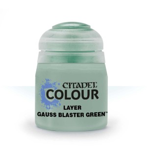 ゲームズワークショップ シタデルカラー レイヤー: GAUSS BLASTER GREEN ガウスブラスター・グリーン塗料  返品種別B