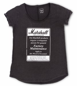 マーシャル PERSONNEL/XS Marshall レトロテイストデザイン Tシャツ LADY’S(サイズ：レディースXS)[PERSONNELXS] 返品種別A