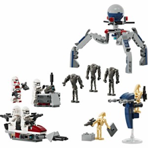 レゴジャパン レゴ(R)スター・ウォーズ クローン・トルーパー（TM）とバトル・ドロイド（TM） バトルパック【75372】  返品種別B