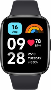 Xiaomi（シャオミ） 【国内正規品】Xiaomi Redmi Watch 3 Active ブラック　スマートウォッチ BHR7266GL[BHR7266GL] 返品種別A