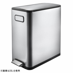 EKO JAPAN EK9377MT-30L エコフライ ステップビン30L（シルバー）ダストボックス[EK9377MT30L] 返品種別A