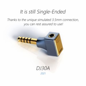 ddHiFi DJ30A 3.5mm to 4.4mm・イヤホンジャックアダプターディーディーハイファイ[DJ30A] 返品種別A