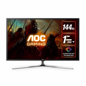 AOC G4309VX/D/11 43型 ゲーミング液晶ディスプレイ（1ms(MPRT)/144Hz/4K UHD/VA/半光沢/スピーカー搭載/リモコン付/HDMI 2.1/DisplayPor