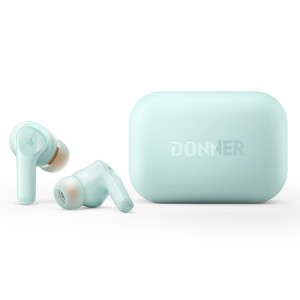 Donner ノイズキャンセリング機能搭載　完全ワイヤレス　Bluetoothイヤホン(PeaGreen) Donner Dobuds ONE DTW-E10PEAGREEN返品種別A