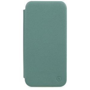 Holdit（ホールディット） iPhone13用　Slim Flip Wallet　手帳型スタンド機能付ケース　（モスグリーン） Holdit 15206返品種別A