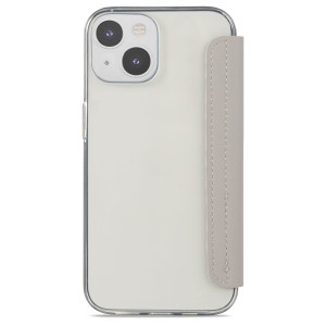 Holdit（ホールディット） 15693HOLDIT iPhone14用 ClearBook 手帳型クリアケース（トープ）Holdit[15693HOLDIT] 返品種別A