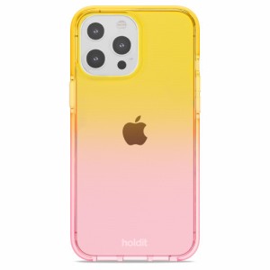 Holdit（ホールディット） iPhone13ProMAX用 Seethru 耐衝撃 クリアケース(ブライトピンク/オレンジジュース) 15791(HOLDIT)返品種別A