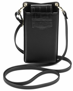 Cellularline MINIBAGESSENTIALK スマホiPhone用お財布ショルダーバック　ブラックMiniBag[MINIBAGESSENTIALK] 返品種別A