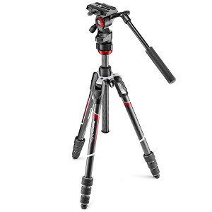 マンフロット MVKBFRTC-LIVE befree live カーボンT三脚ビデオ雲台キットManfrotto Befree Advanced[MVKBFRTCLIVE] 返品種別A