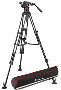 マンフロット MVK612TWINMA ナイトロテック612ビデオ雲台+アルミツイン三脚MSManfrotto[MVK612TWINMA] 返品種別A