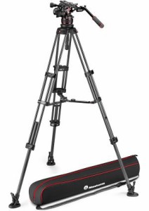 マンフロット MVK612TWINMC ナイトロテック612ビデオ雲台+カーボンツイン三脚MSManfrotto[MVK612TWINMC] 返品種別A