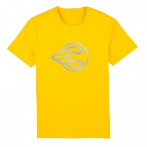 チネリ サイクル用Tシャツ　WINGED REFLECTIVE　カラー：ゴールドイエロー　サイズ：L cinelli 205050-10000203返品種別B