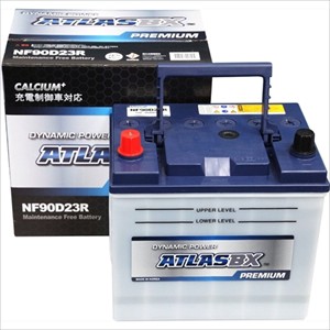 ATLAS BX 充電制御車対応　国産車用バッテリー【他商品との同時購入不可】 AT NF 90D23R プレミアムバッテリー NF 90D23R返品種別B