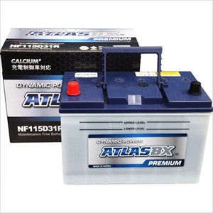 ATLAS BX 充電制御車対応　国産車用バッテリー【他商品との同時購入不可】 AT NF 115D31R プレミアムバッテリー NF 115D31R返品種別B