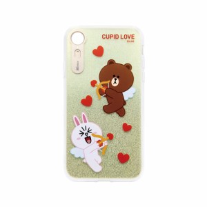 LINE FRIENDS KCL-LCL011 iPhone XR用 LINE FRIENDS LIGHT UP CASE CUPID LOVE（スウィートハート3）[KCLLCL011] 返品種別A