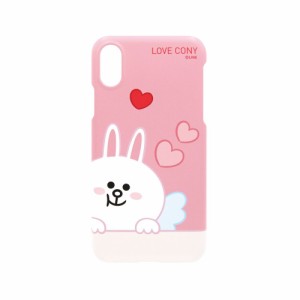 LINE FRIENDS KCL-SCL006 iPhone XR用 SLIM FIT CUPID LOVE（コニー）[KCLSCL006] 返品種別A