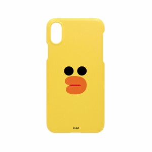 LINE FRIENDS KCL-SFA008 iPhone XR用 SLIM FIT フェイス（サリー）[KCLSFA008] 返品種別A