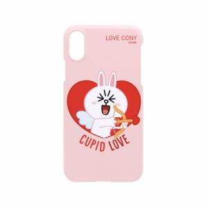 LINE FRIENDS KCL-SCL029 iPhone XR用 SLIM FIT CUPID LOVE（コニーキューピッド）[KCLSCL029] 返品種別A