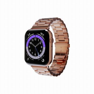 miak SFBMA-W3840RG Apple Watch 41mm(Series7)/40mm(SE/6/5/4)/38mm(3/2/1)用 METAL BAND（ローズゴールド）[SFBMAW3840RG] 返品種別A