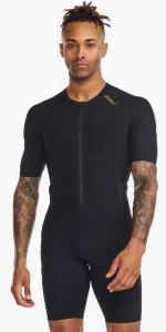 2XU メンズ トライアスロンウェアライトスピード テックスリーブド トライスーツ（BLK/GLD・サイズ：S） MT6633D-BLK/GLD-S返品種別B