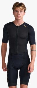 2XU メンズ トライアスロンウェアライトスピード スリーブド トライスーツ（BLK/GLD・サイズ：S） MT7019D-BLK/GLD-S返品種別B