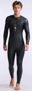 2XU メンズ トライアスロン用ウェットスーツP:1 プロペルウェットスーツ（BLK/AMB・サイズ：S） MW4991C-BLK/AMB-S返品種別B